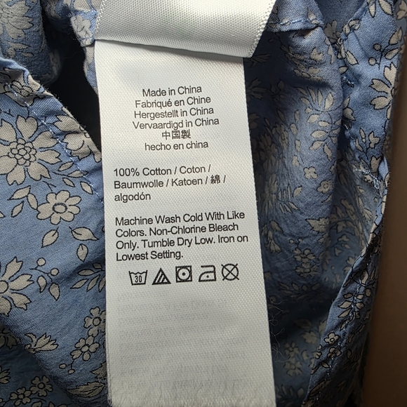 J. Crew Slim-fit Shirt Liberty Capel Floral Button Down Women S - Picture 9 of 10